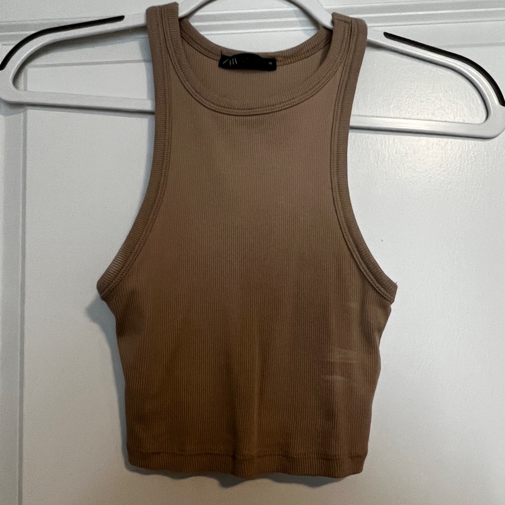 Zara ribbed crop top